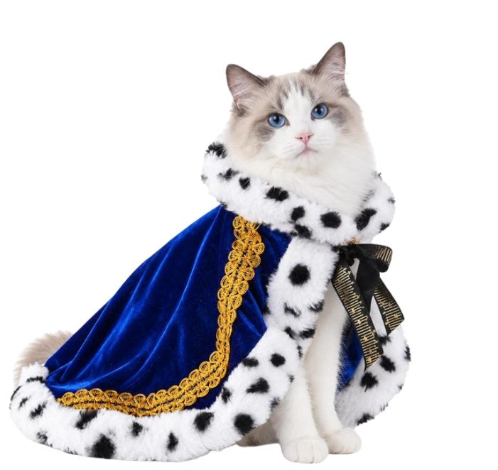 Capa de Rey para Mascotas – Disfraz Halloween