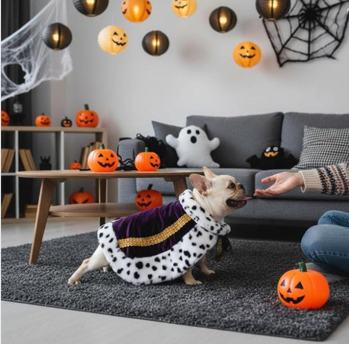 Capa de Rey para Mascotas – Disfraz Halloween