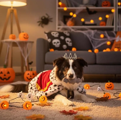 Capa de Rey para Mascotas – Disfraz Halloween