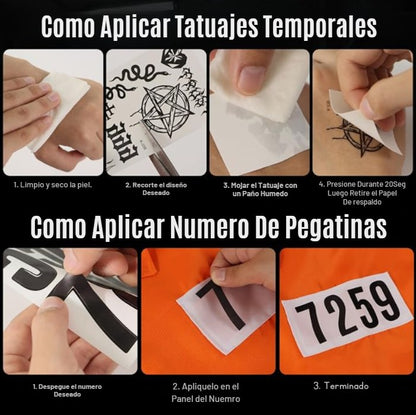 Disfraz de Preso Naranja Adulto con Accesorios